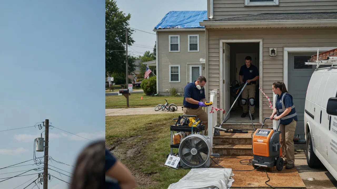 Water Damage Repair in Mechanicsburg, IL near me